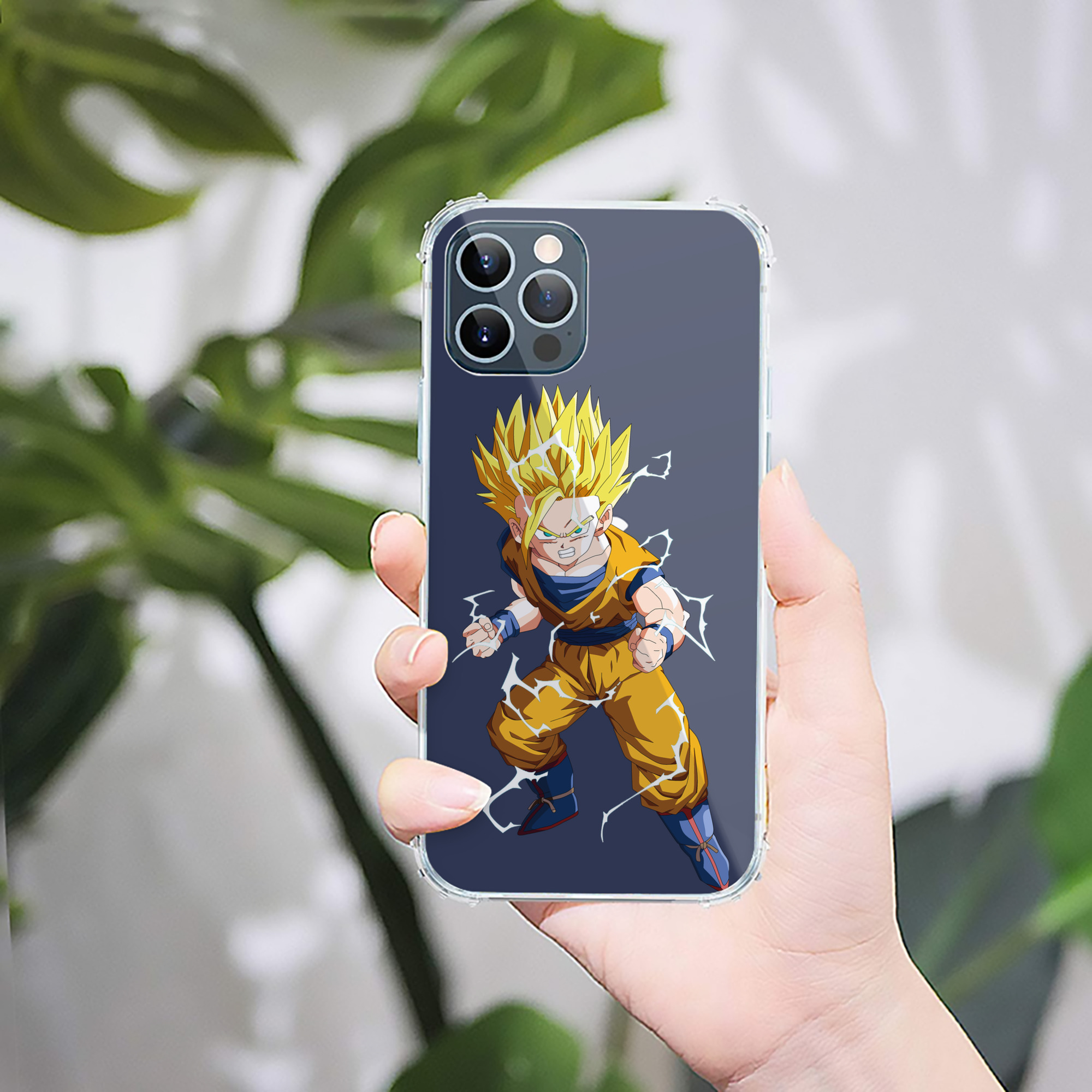 （画像用） ドラゴンボール 孫 悟飯（そんごはん）DRAGON BALL Son Gohan 【iPhone 12シリーズ対応】透明スマホケース（クリアソフトケース）